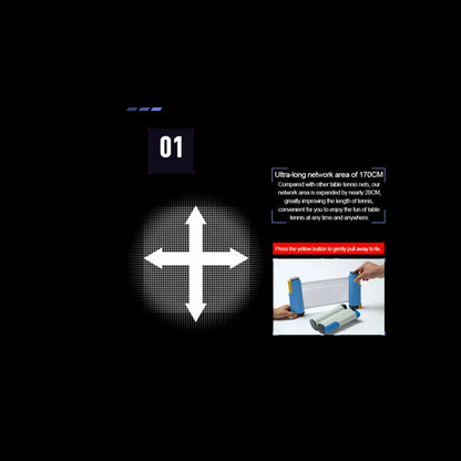 Portable Retractable Table Tennis Net (Universal)