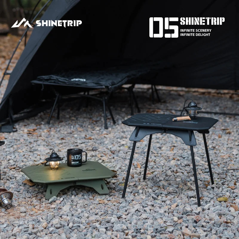 ShineTrip Ultra-light 2-in-1 Convertible Camping Table