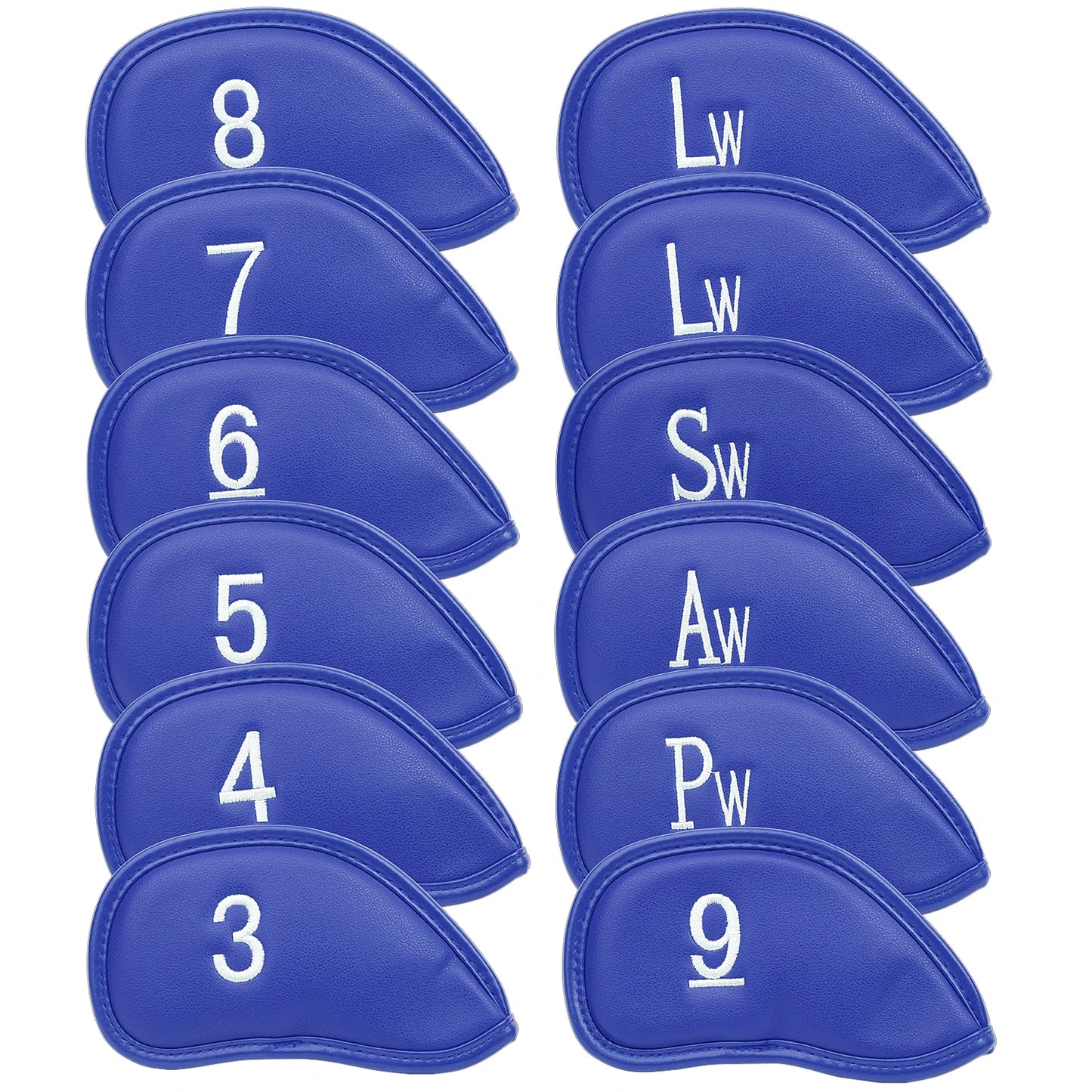 Premium PU Leather Iron Headcover Set