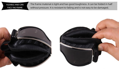 Vintage Leather Motorcycle & Ski Goggles