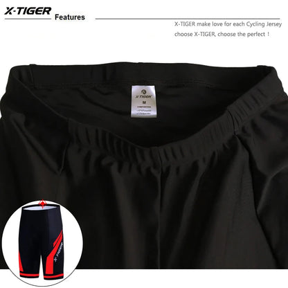 X-TIGER Pro Competition Padded Cycling Shorts
