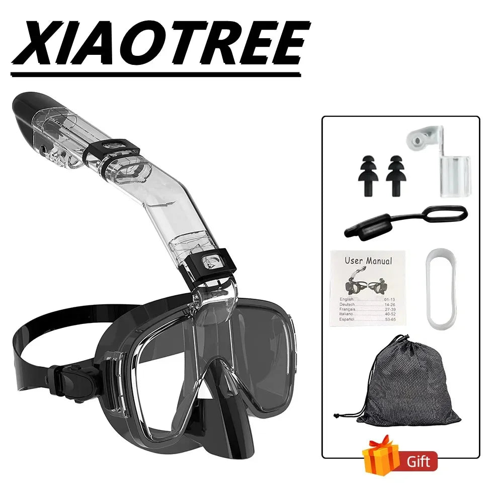 3-in-1 Convertible Snorkel & Dive Mask
