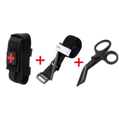 Tactical Tourniquet & Trauma Shear First Aid Kit