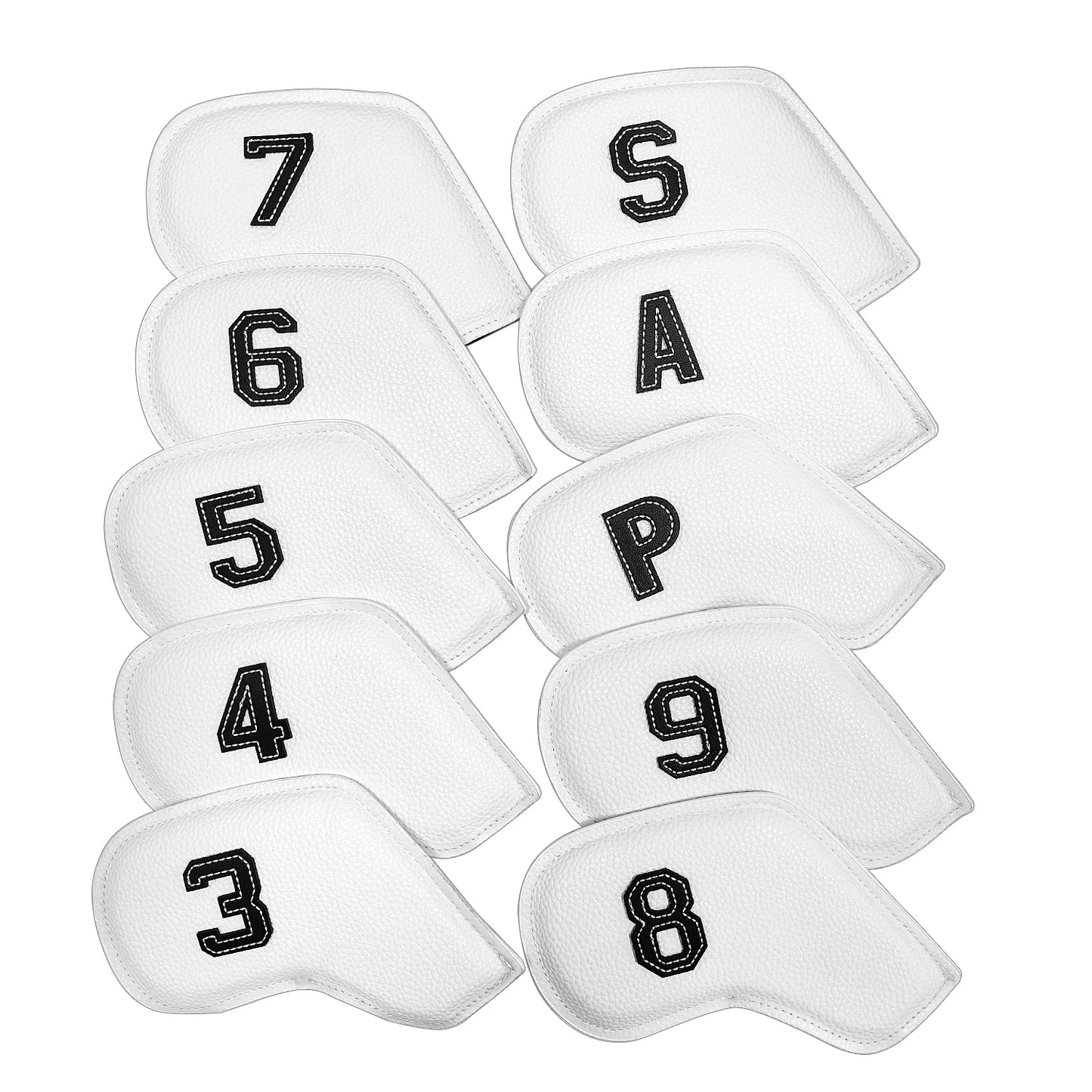 Premium PU Leather Iron Headcover Set