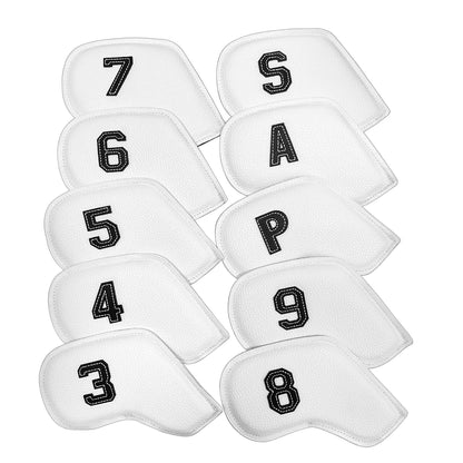 Premium PU Leather Iron Headcover Set