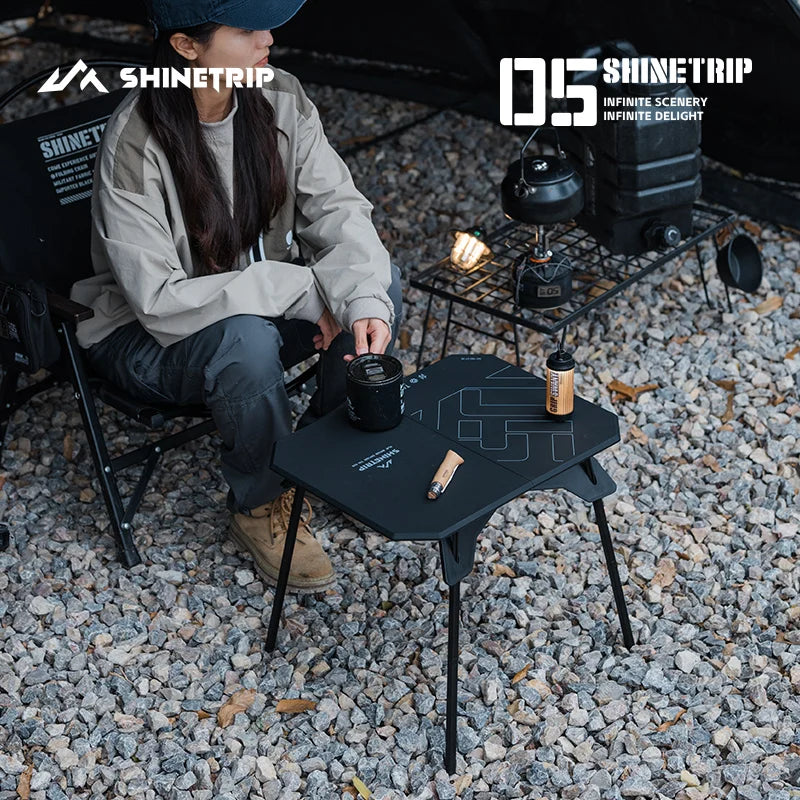 ShineTrip Ultra-light 2-in-1 Convertible Camping Table