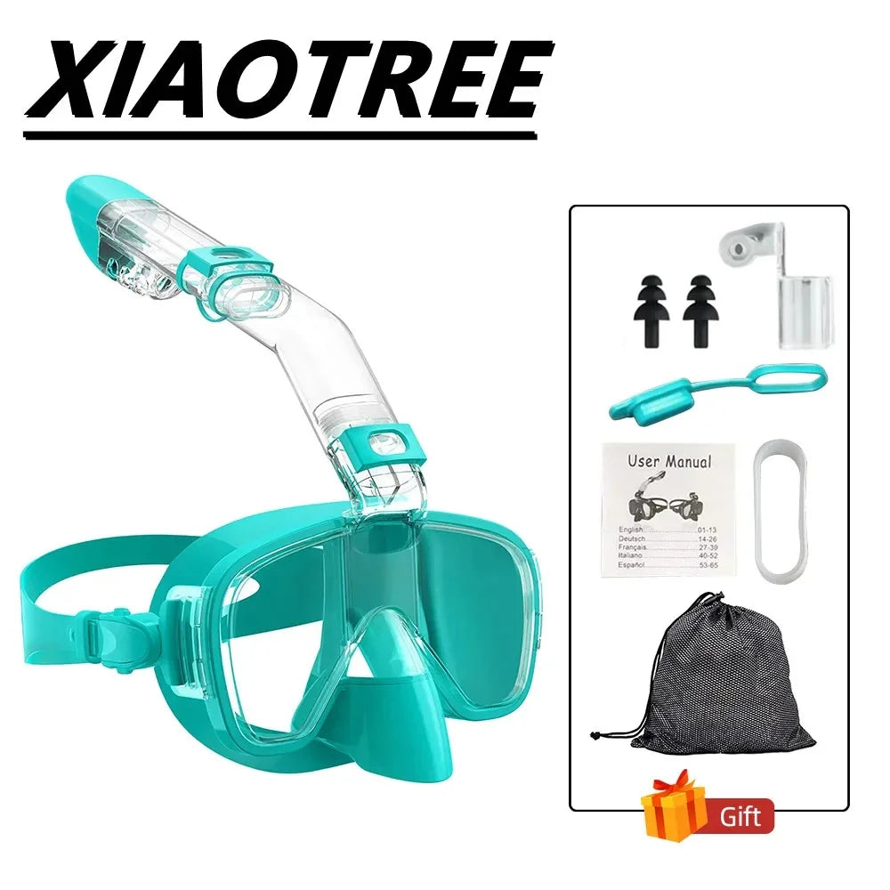 3-in-1 Convertible Snorkel & Dive Mask