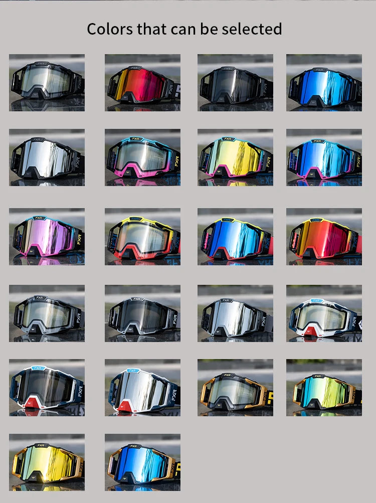 FXR Combat MX & Ski Goggles (Anti-Fog Double Lens)