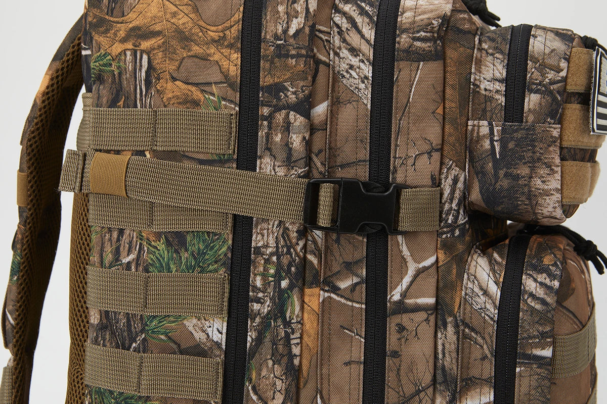 45L Tactical MOLLE Backpack for Hiking & Trekking