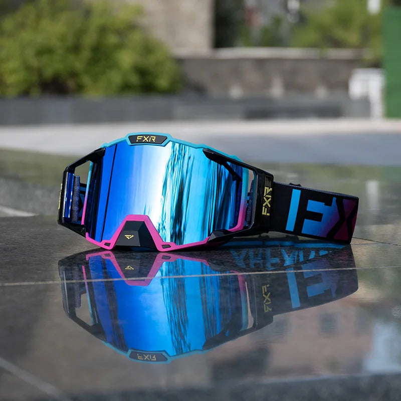 FXR Combat MX & Ski Goggles (Anti-Fog Double Lens)