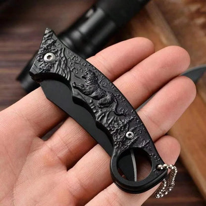 "Tiger Strike" Karambit Style Pocket Knife