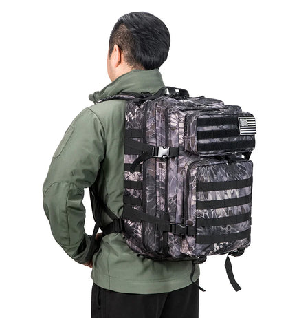 45L Tactical MOLLE Backpack for Hiking & Trekking