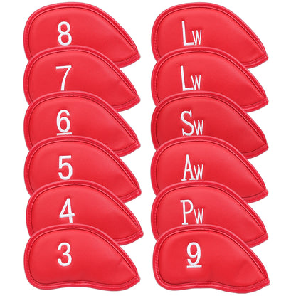 Premium PU Leather Iron Headcover Set