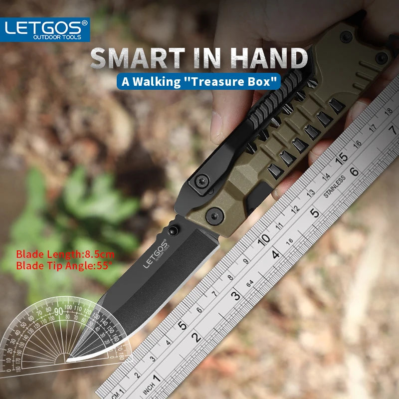 LETGOS 22-in-1 Tactical Multi-Tool Pocket Knife