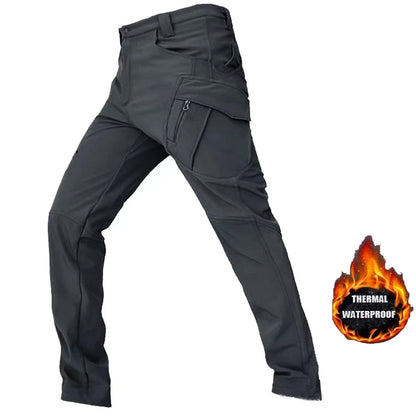 Waterproof Fleece-Lined Softshell Jacket & Pants Set