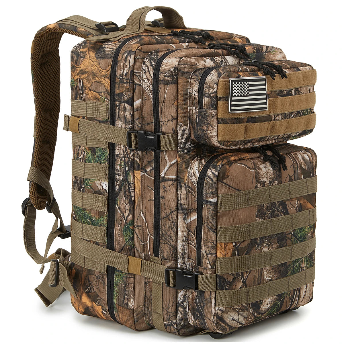 45L Tactical MOLLE Backpack for Hiking & Trekking