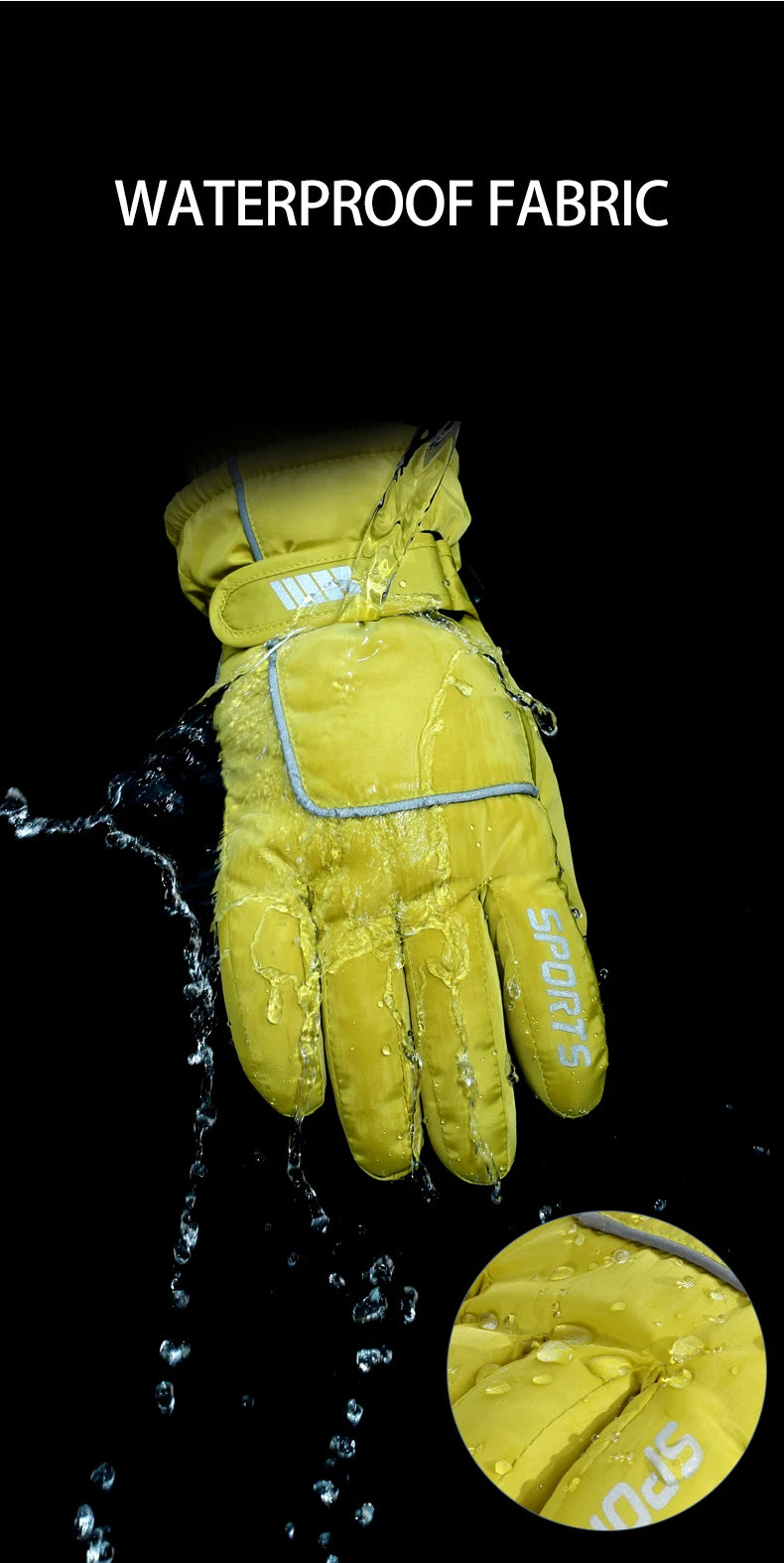 Waterproof Thermal Ski & Snowboard Gloves