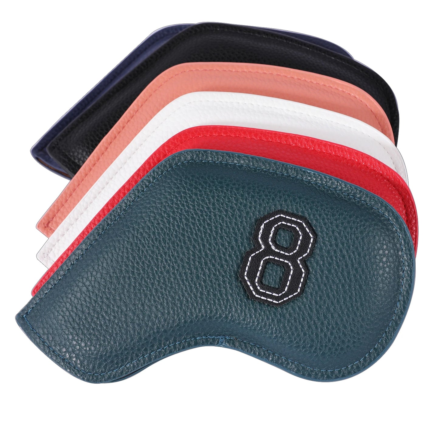 Premium PU Leather Iron Headcover Set