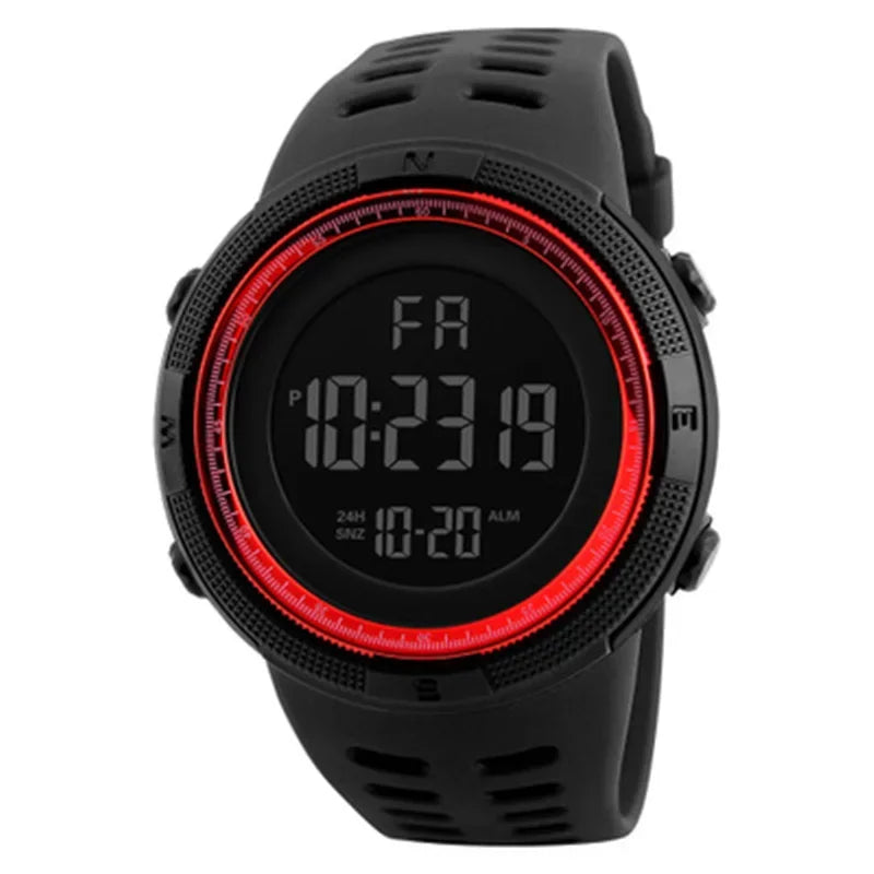 Rugged Digital Sports & Outdoor Watch