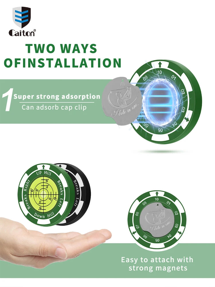 Caiton Magnetic Green-Reading Ball Marker