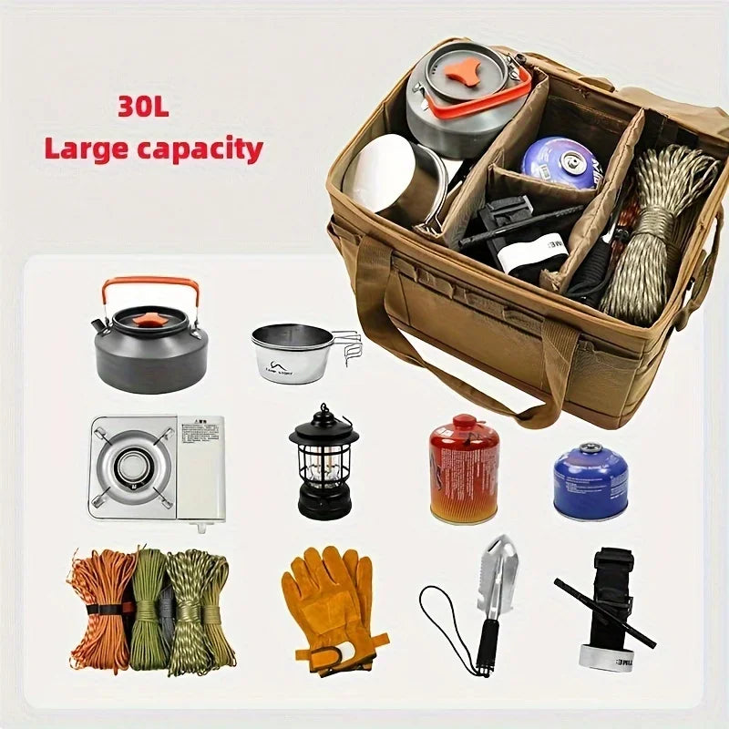 30L Tactical Camping & Outdoor Gear Storage Bag