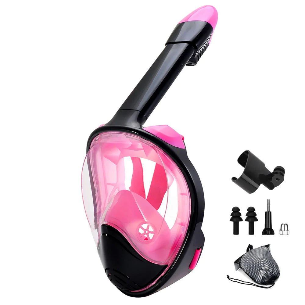 180° Panoramic Full-Face Snorkel Mask