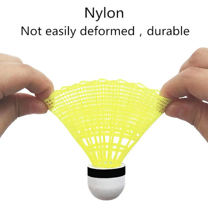 Durable Nylon Badminton Shuttlecocks (3 or 6 Pack)