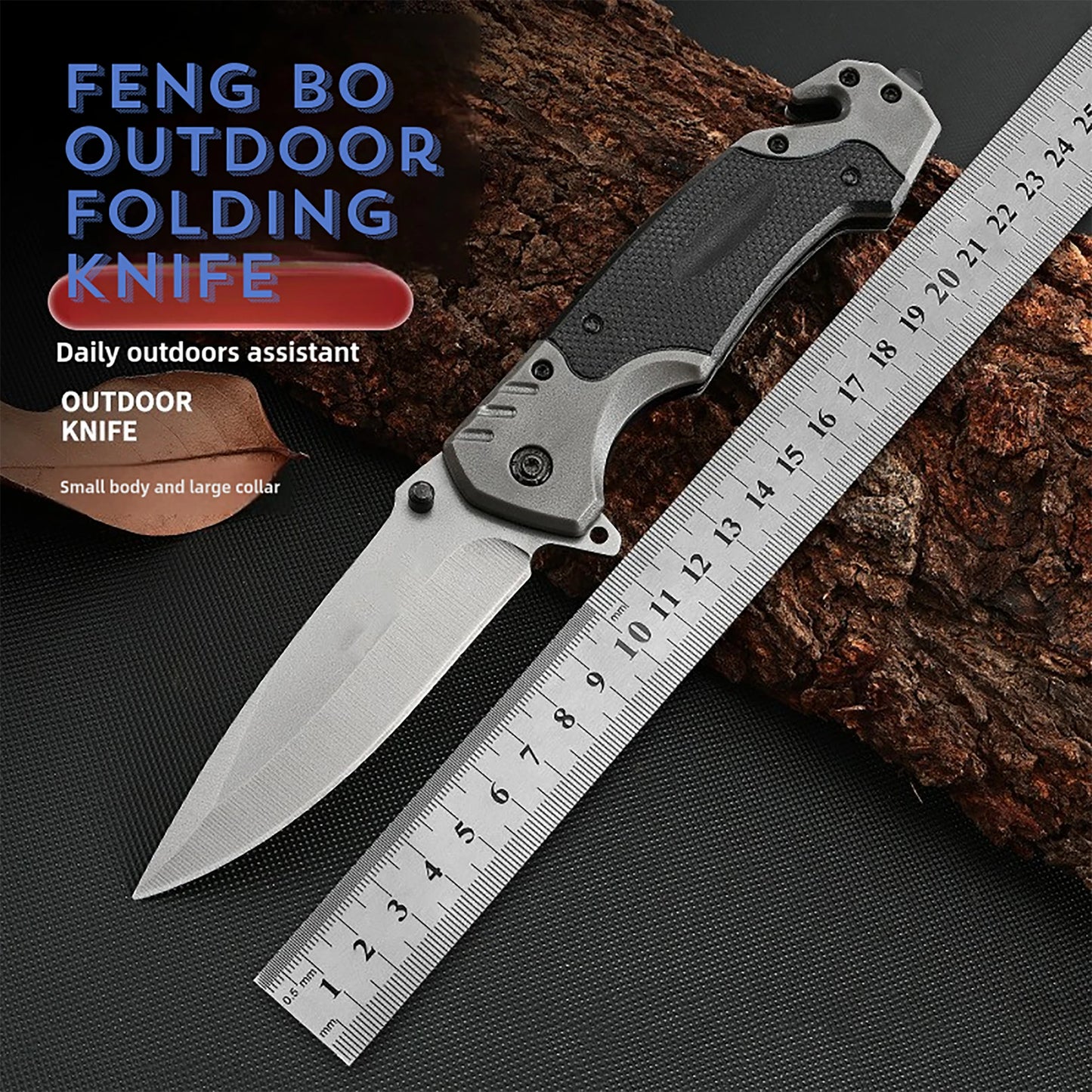 Tactical Rescue & Survival Folding Knife