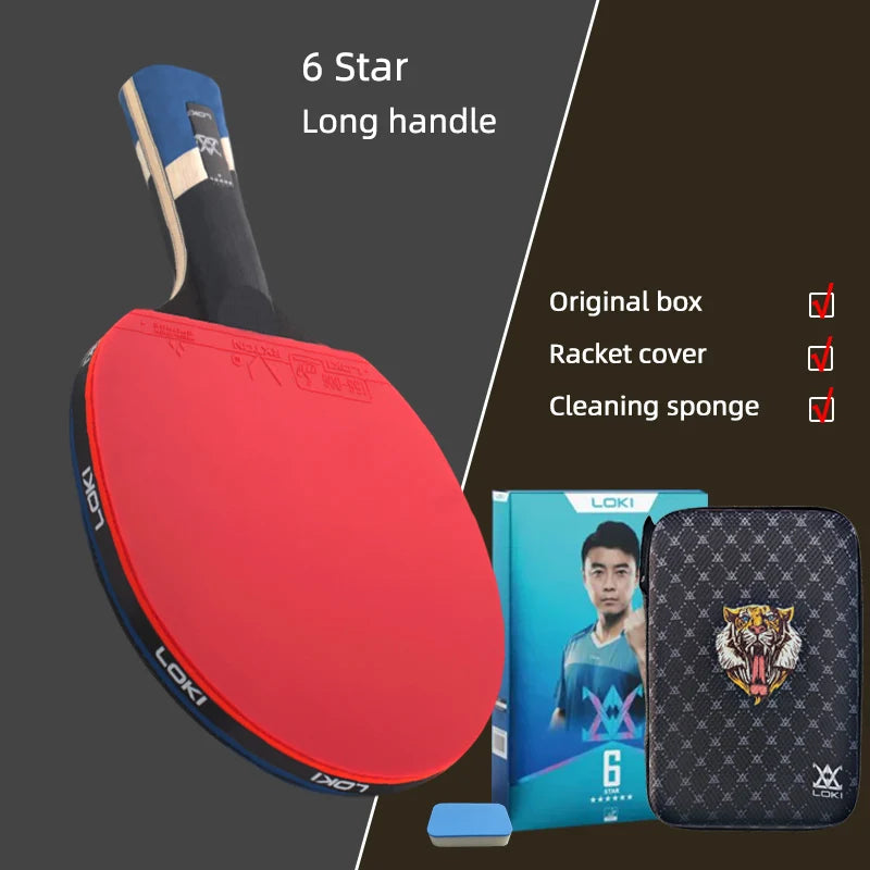 LOKI PRO Carbon Table Tennis Racket