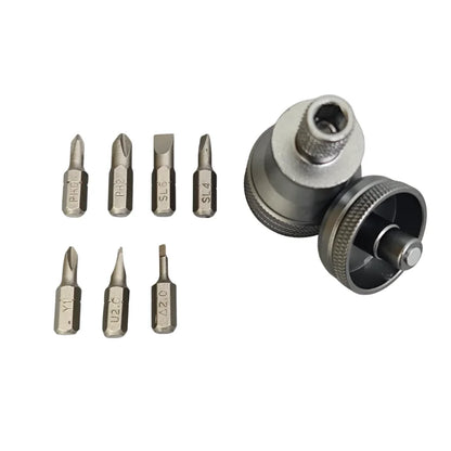 Compact 7-in-1 Aluminum Pocket Screwdriver