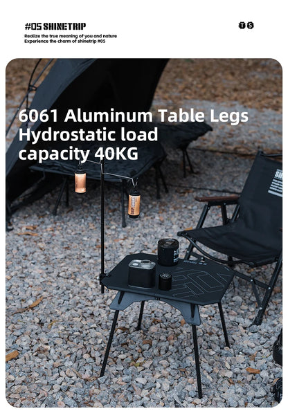 ShineTrip Ultra-light 2-in-1 Convertible Camping Table