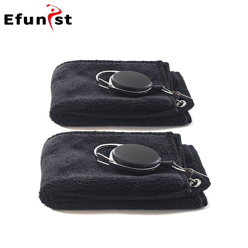 Retractable Microfiber Golf Towel