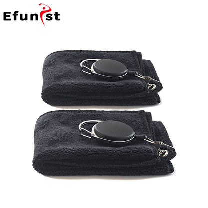 Retractable Microfiber Golf Towel
