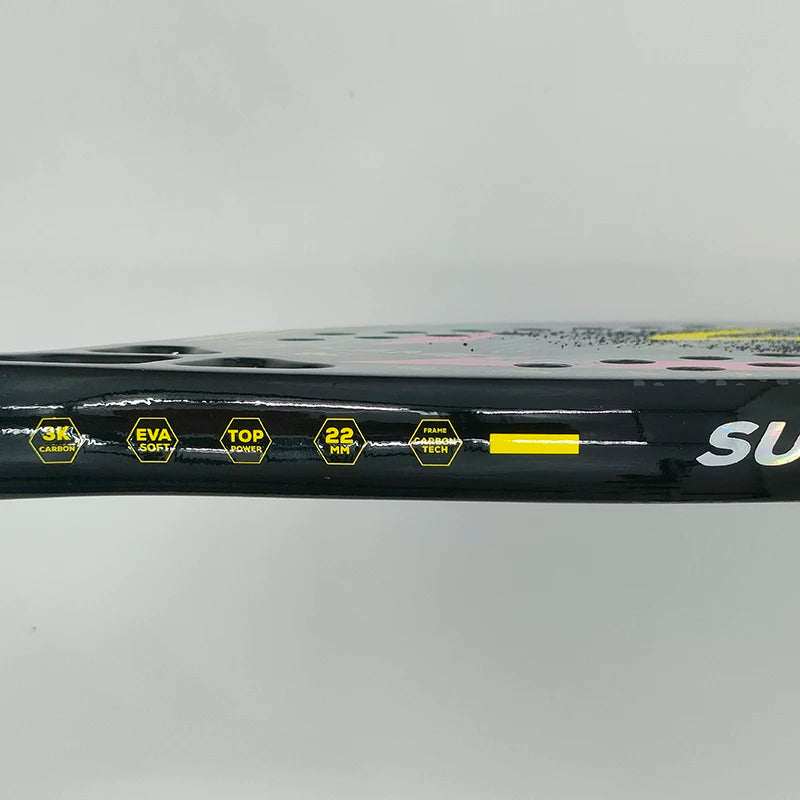 Camewin 3K Beach Tennis Racket - Full Carbon Fiber - Rough Surface