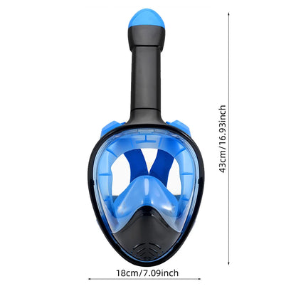 180° Panoramic Full-Face Snorkel Mask