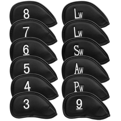 Premium PU Leather Iron Headcover Set