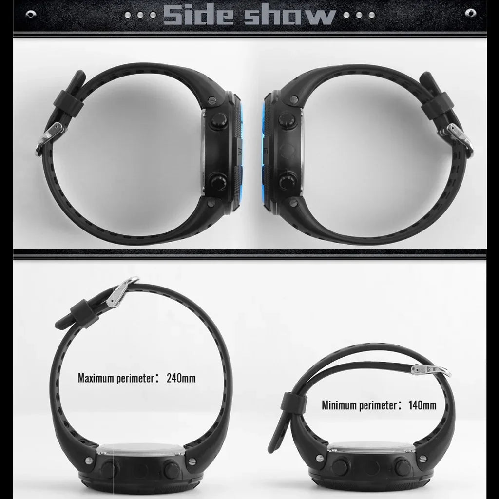 Rugged Digital Sports & Outdoor Watch