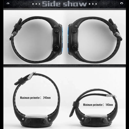 Rugged Digital Sports & Outdoor Watch