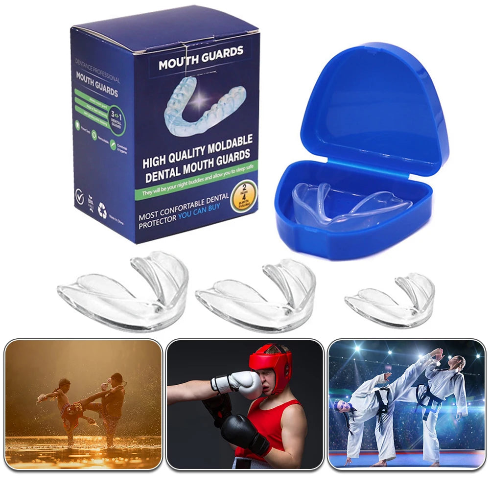 Custom-Fit Sport & Night Mouthguard (4-Pack)
