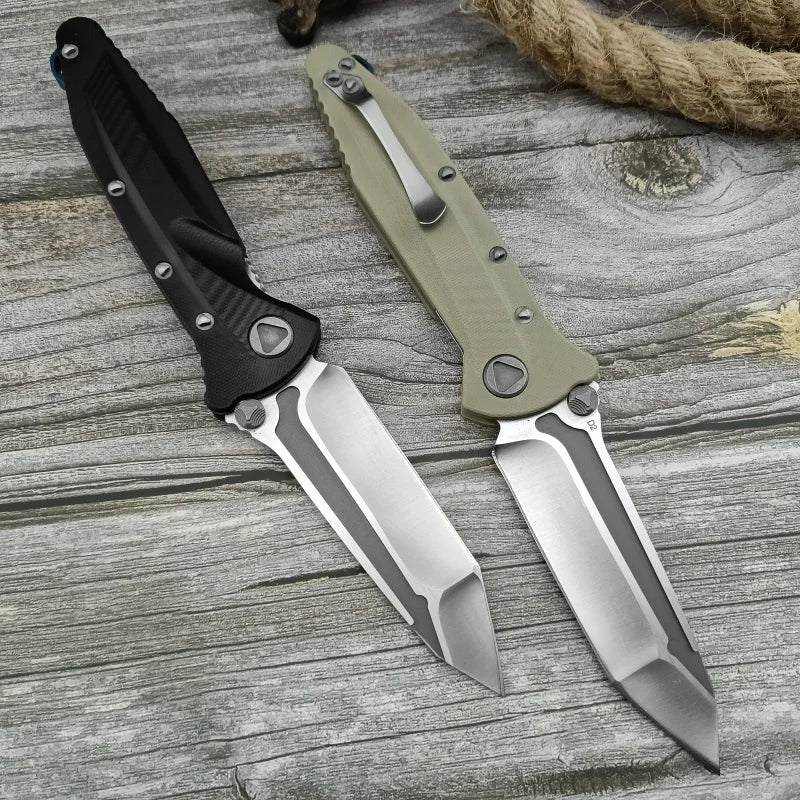 Tactical Folding Knife (D2 Steel & G10 Handle)