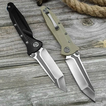 Tactical Folding Knife (D2 Steel & G10 Handle)