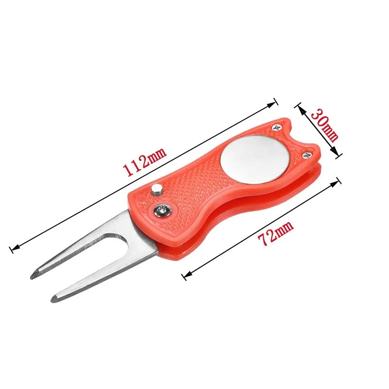 3-in-1 Switchblade Golf Divot Tool