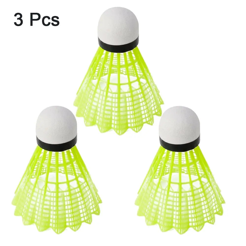 Durable Nylon Badminton Shuttlecocks (3 or 6 Pack)