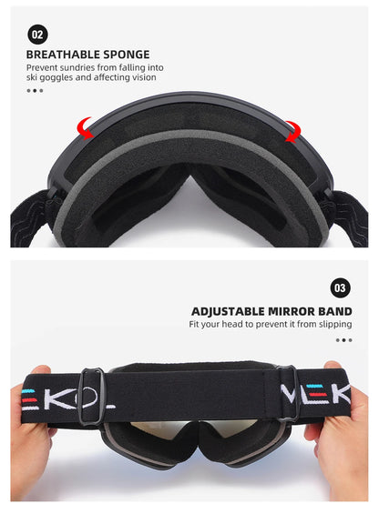 OMEKOL Classic Ski & Snowboard Goggles