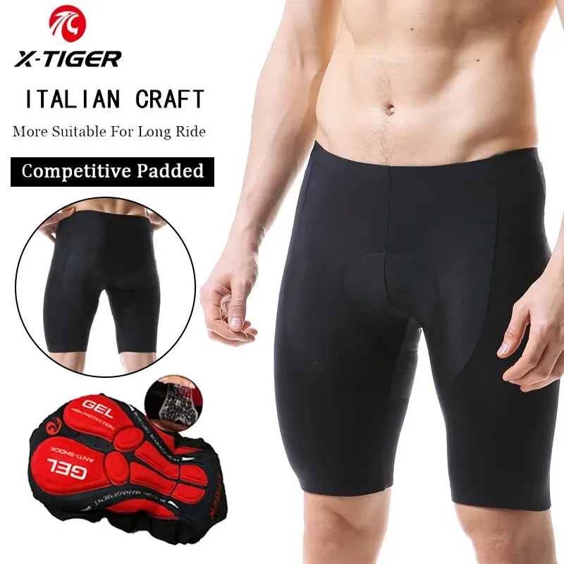 X-TIGER Pro Competition Padded Cycling Shorts