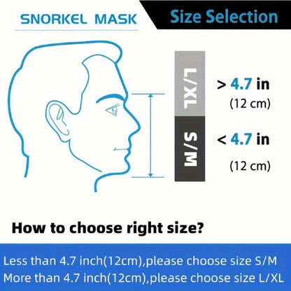 180° Panoramic Full-Face Snorkel Mask