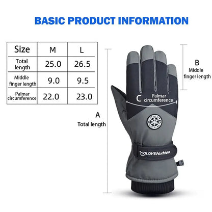 Waterproof Fleece-Lined Winter Sports Gloves
