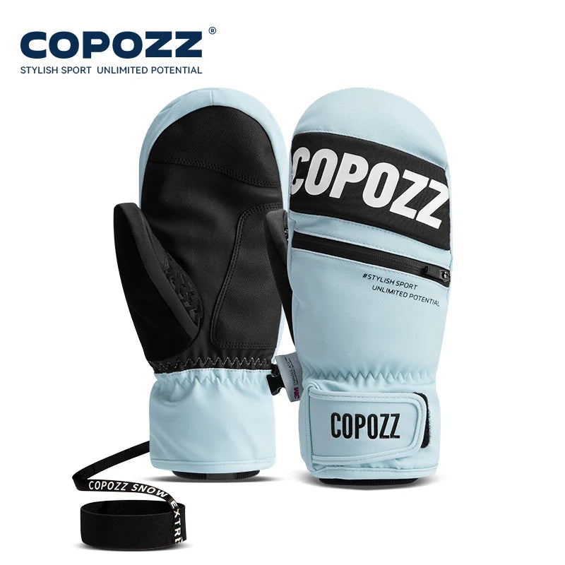 COPOZZ 3M Thinsulate Waterproof Ski Mittens