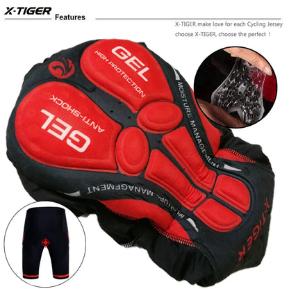 X-TIGER Pro Competition Padded Cycling Shorts