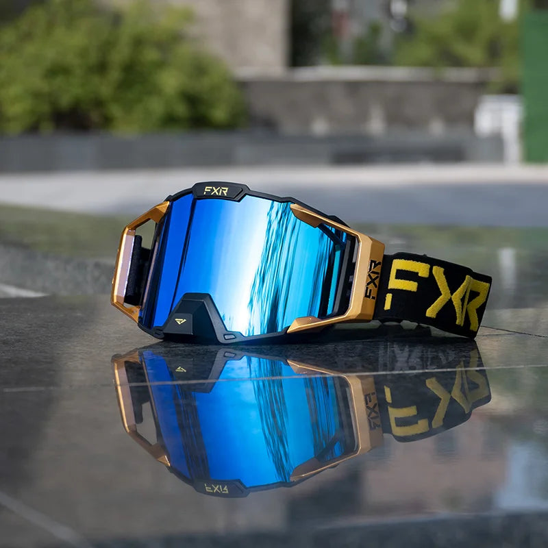 FXR Combat MX & Ski Goggles (Anti-Fog Double Lens)